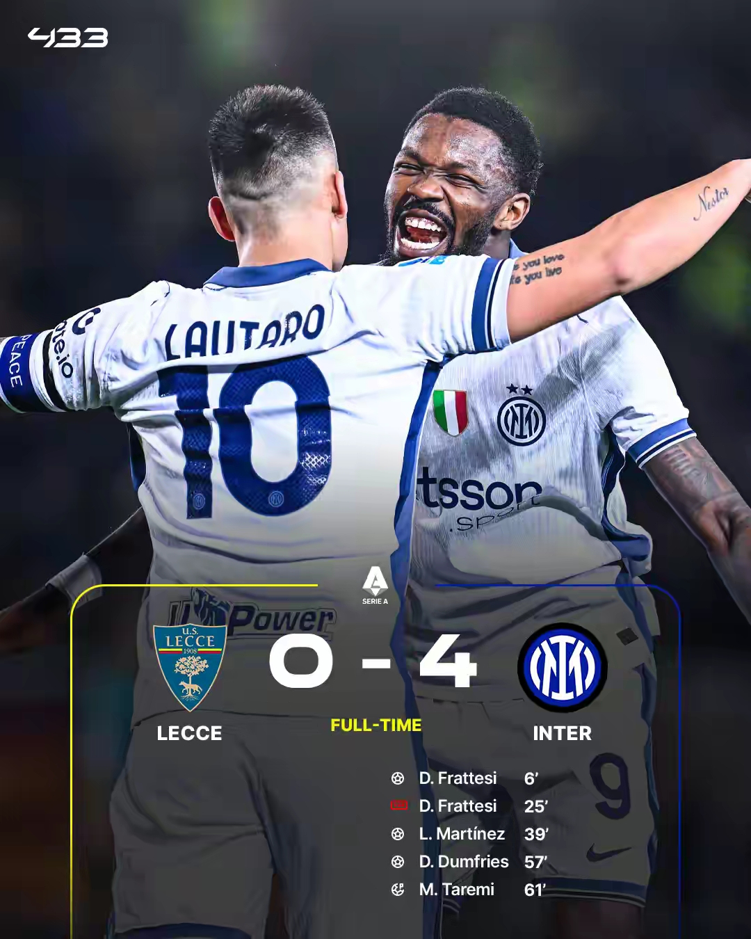 国际米兰锋线不力，球队雪上加霜的简单介绍